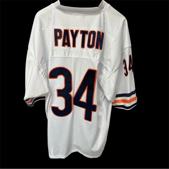 NFL Walter Payton 1975 Chicago 85 Bears Throwback Jersey 34 Mitchell Ness Sz 52 - Picture 4 of 8